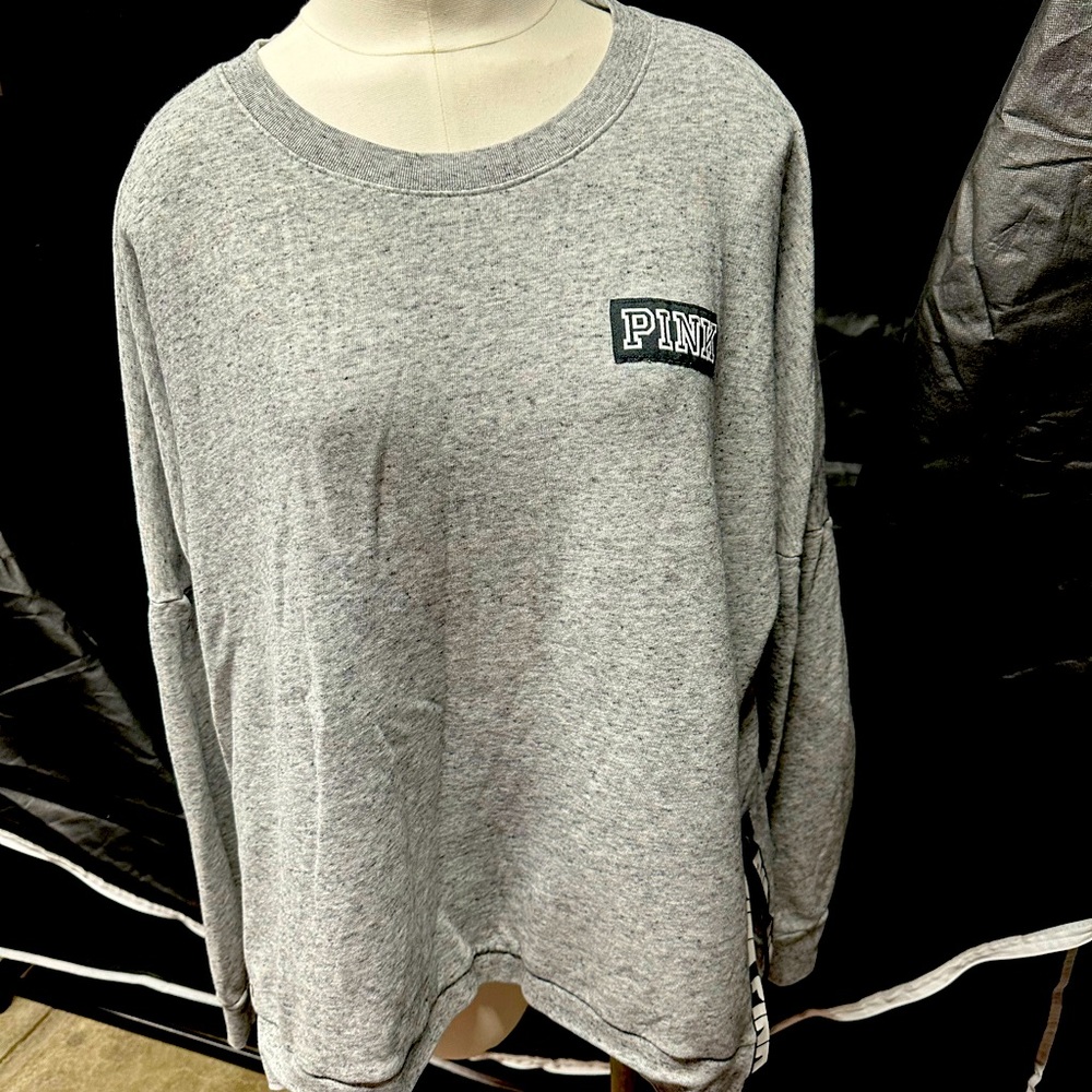 Pink light weight sweat shirt